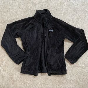 The North Face black sherpa zip up jacket - women’s osito jacket